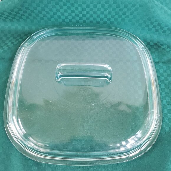 PYREX 10" Square Replacement Cover Lid Casserole Hotdish Clear Glass 680C-07 - Picture 3 of 5
